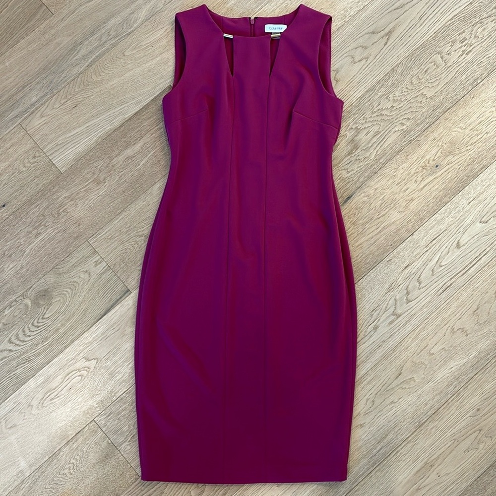 Calvin Klein fitted professional dress